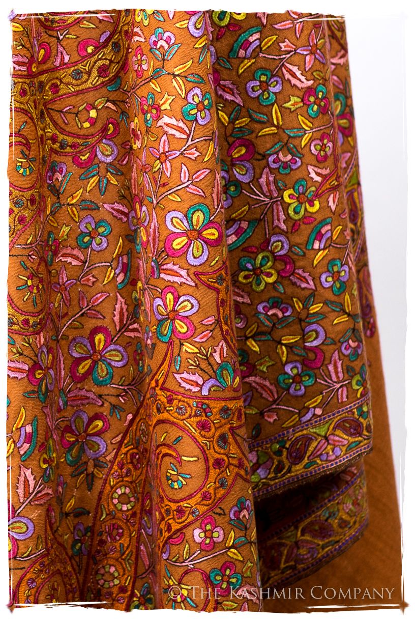 Sunset at Taj - Grand Pashmina Shawl