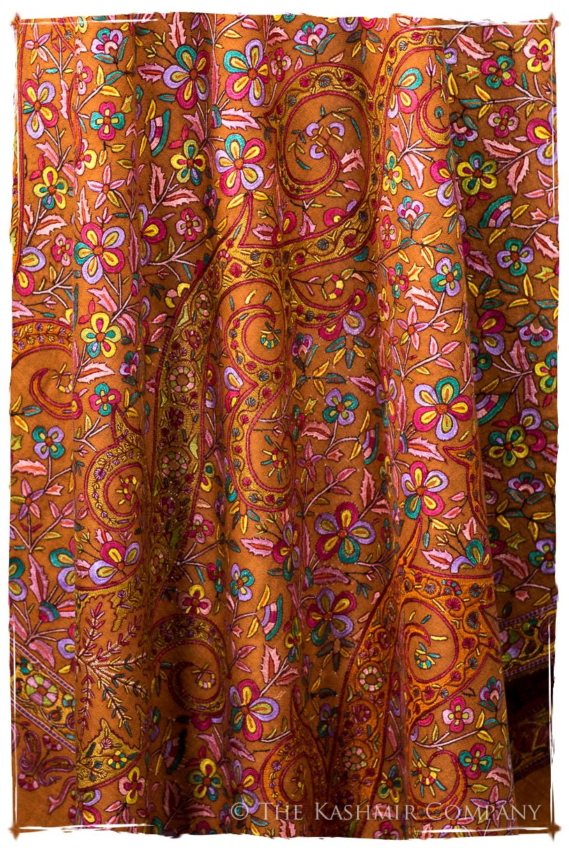 Sunset at Taj - Grand Pashmina Shawl