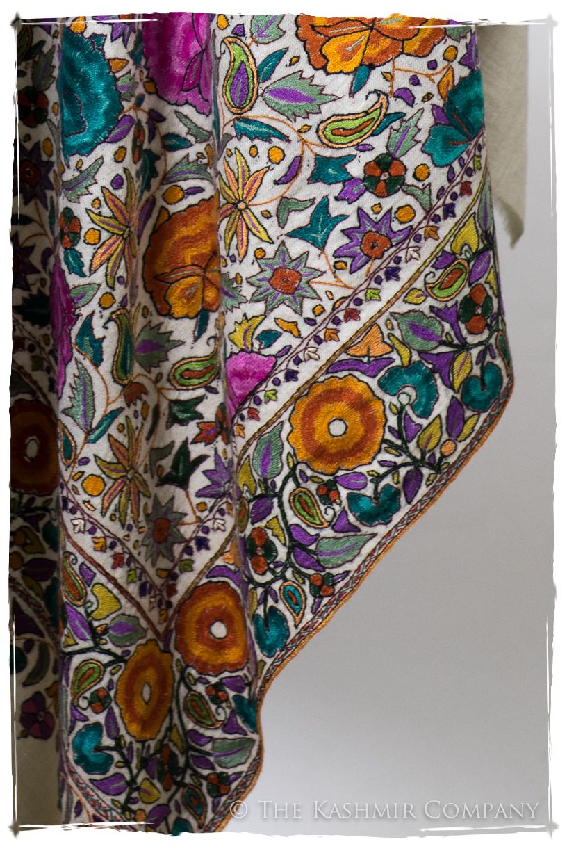 Bijoux Kundan Mughal - Grand Jamawar Pashmina Shawl