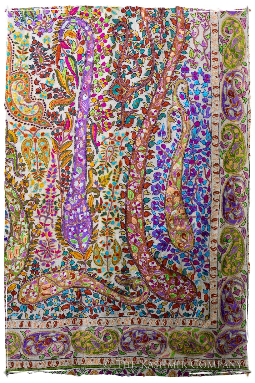 Français Pari Paisley - Grand Pashmina Shawl