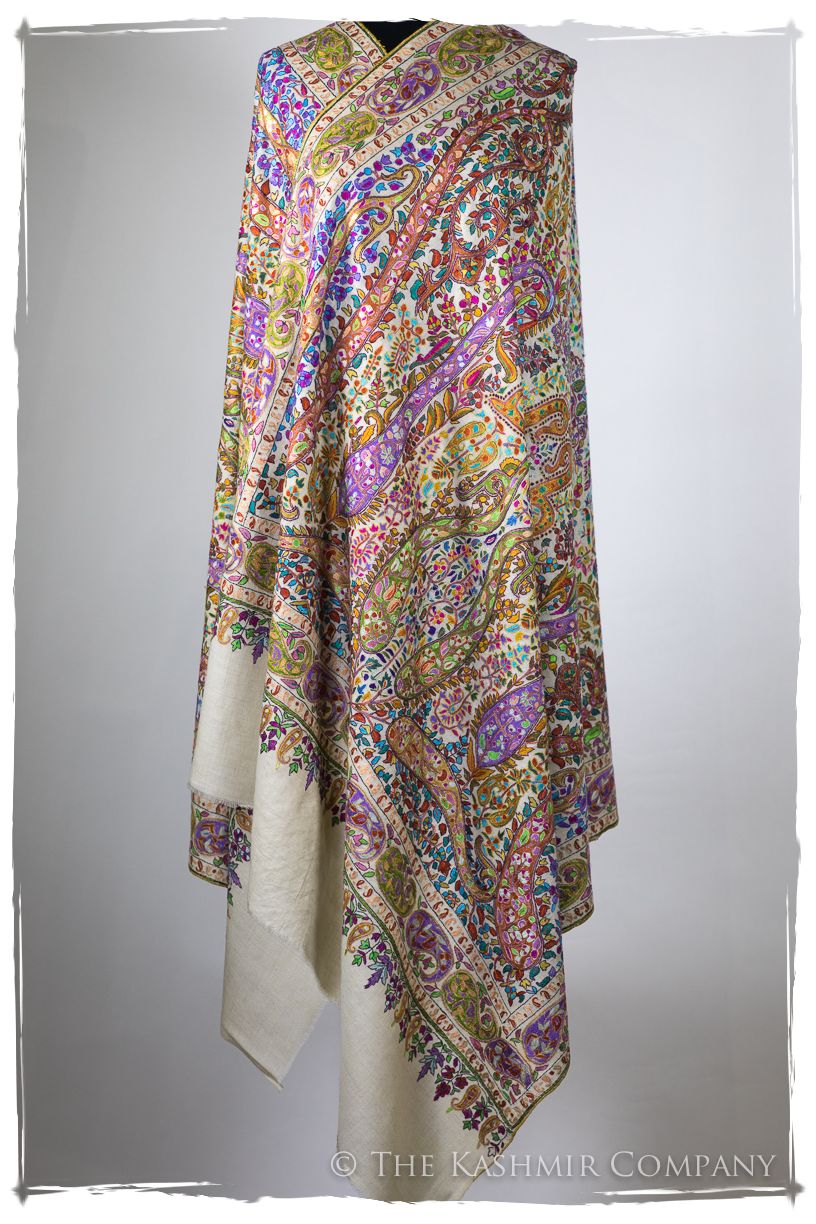 Français Pari Paisley - Grand Pashmina Shawl