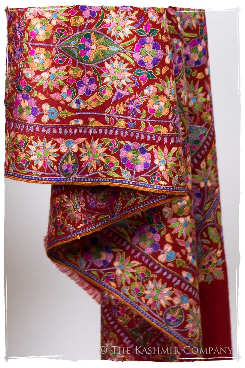 The Rouge Kaleidoscope - Grand Pashmina Shawl