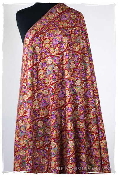 The Rouge Kaleidoscope - Grand Pashmina Shawl