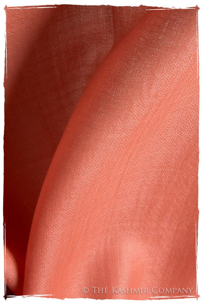 Eyes de Bulbul Peach Amber Cashmere Scarf