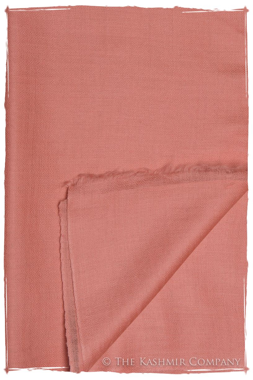 Eyes de Bulbul Peach Amber Cashmere Scarf