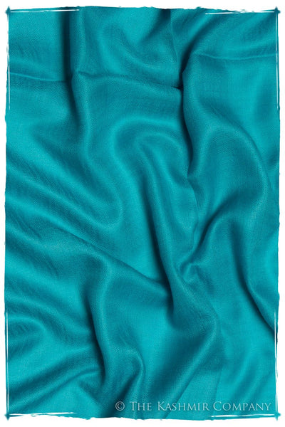 Eyes de Bulbul Bluebird Cashmere Scarf