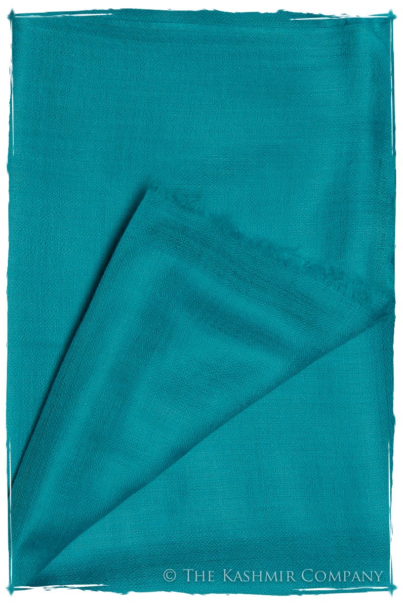 Eyes de Bulbul Bluebird Cashmere Scarf
