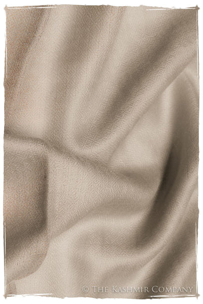 Eyes de Bulbul Ivory Cashmere Scarf