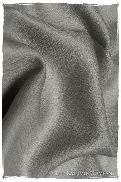 Eyes de Bulbul Glacier Gray Cashmere Scarf