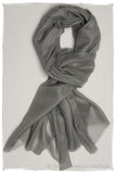 Eyes de Bulbul Glacier Gray Cashmere Scarf