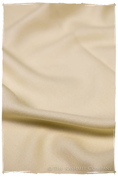 Bul Bul Pearled Ivory Kashmir Wool Scarf