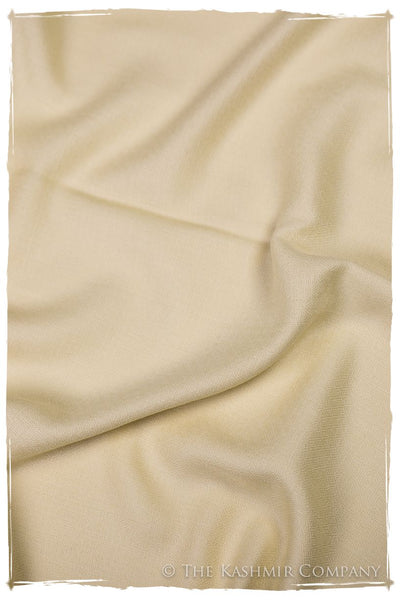 Bul Bul Pearled Ivory Kashmir Wool Scarf