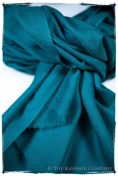 Bul Bul Malibu Blue Kashmir Wool Scarf