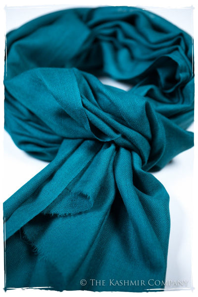 Bul Bul Malibu Blue Kashmir Wool Scarf