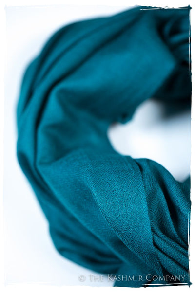 Bul Bul Malibu Blue Kashmir Wool Scarf