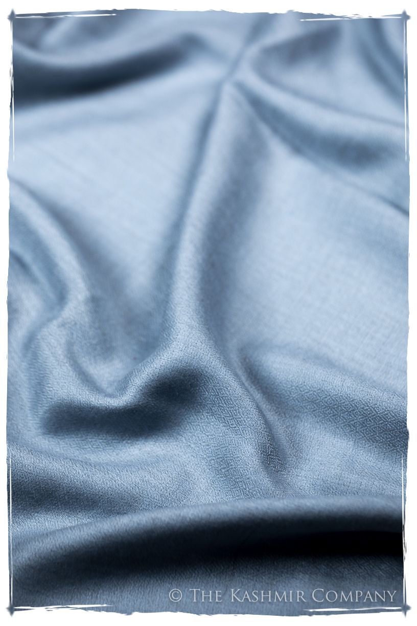 Bul Bul Kentucky Blue Kashmir Wool Scarf