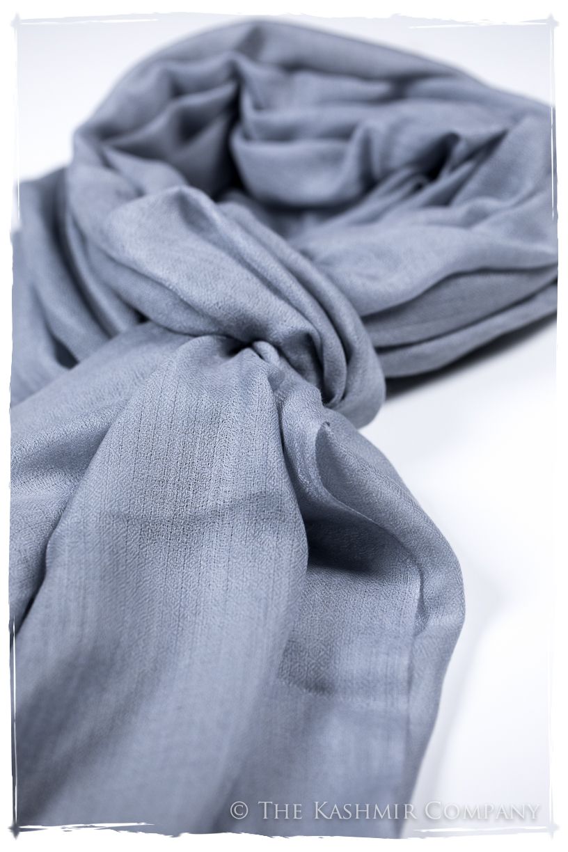 Bul Bul Country Blue Kashmir Wool Scarf