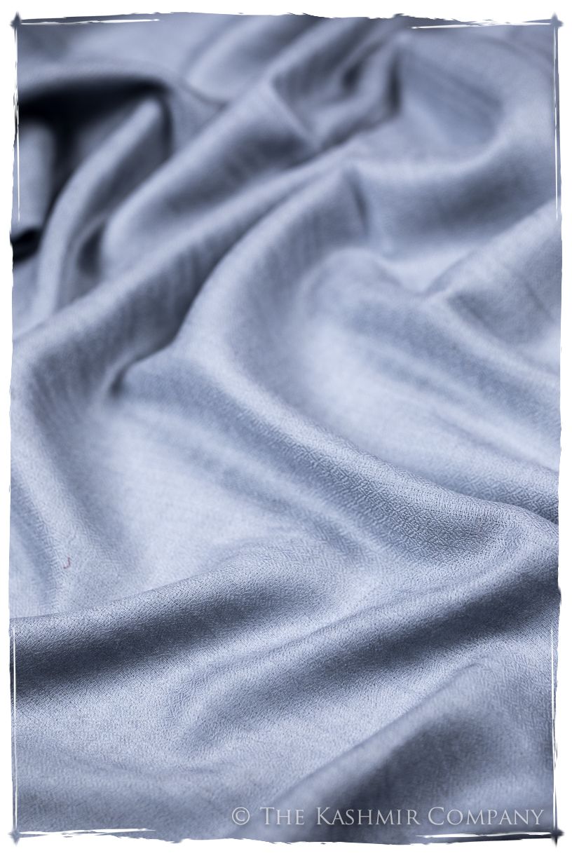 Bul Bul Country Blue Kashmir Wool Scarf