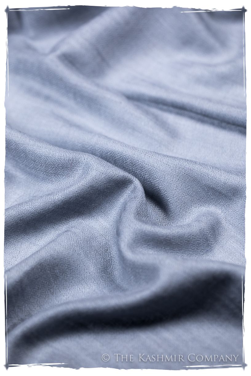 Bul Bul Country Blue Kashmir Wool Scarf