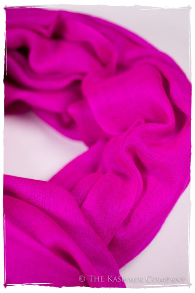 Bul Bul Cycadelic Pink Kashmir Wool Scarf