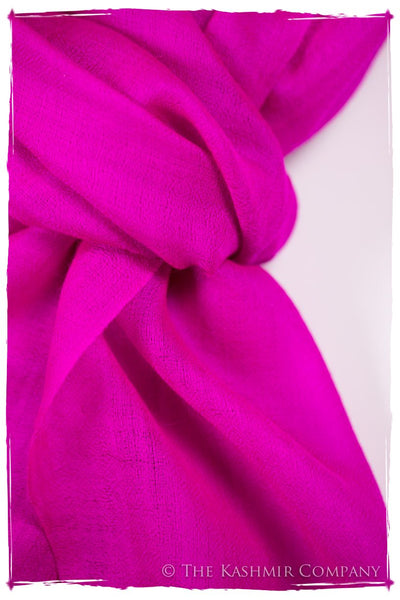 Bul Bul Cycadelic Pink Kashmir Wool Scarf