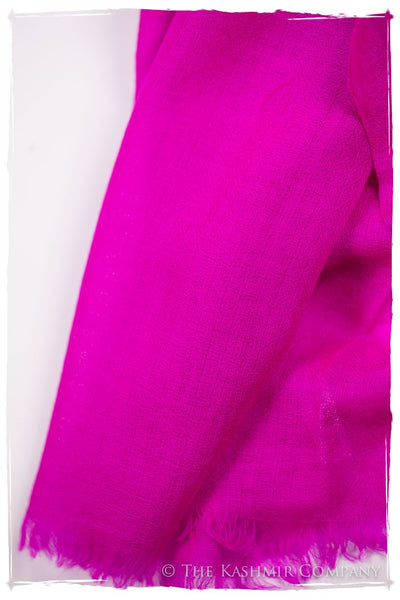 Bul Bul Cycadelic Pink Kashmir Wool Scarf