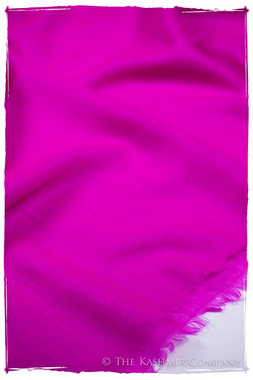 Bul Bul Cycadelic Pink Kashmir Wool Scarf