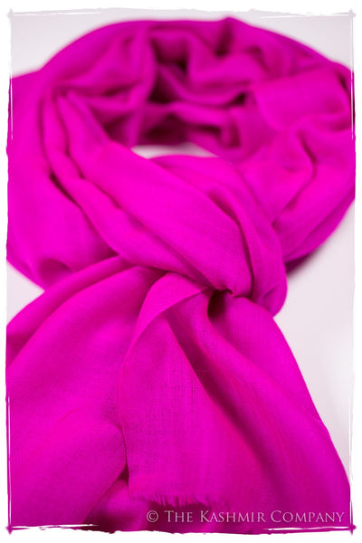 Bul Bul Cycadelic Pink Kashmir Wool Scarf