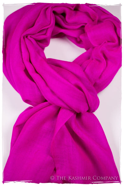 Bul Bul Cycadelic Pink Kashmir Wool Scarf