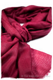 Bul Bul Garnet Kashmir Wool Scarf