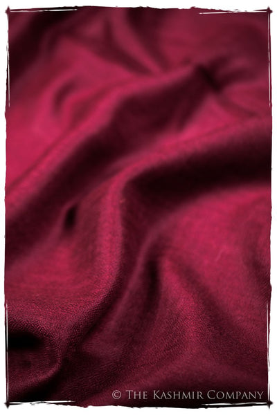 Bul Bul Garnet Kashmir Wool Scarf