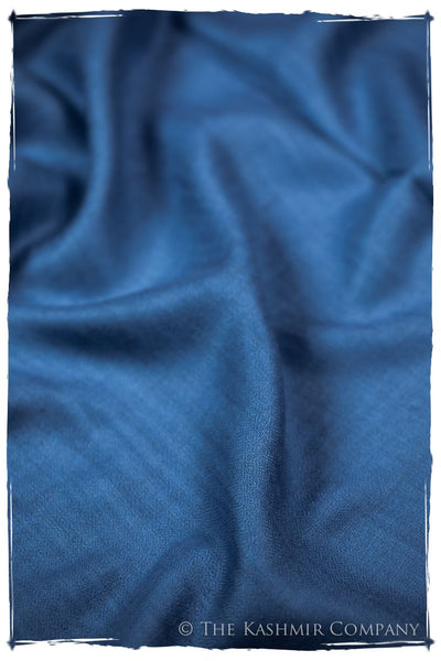 Bul Bul Regatta Blue Kashmir Wool Scarf