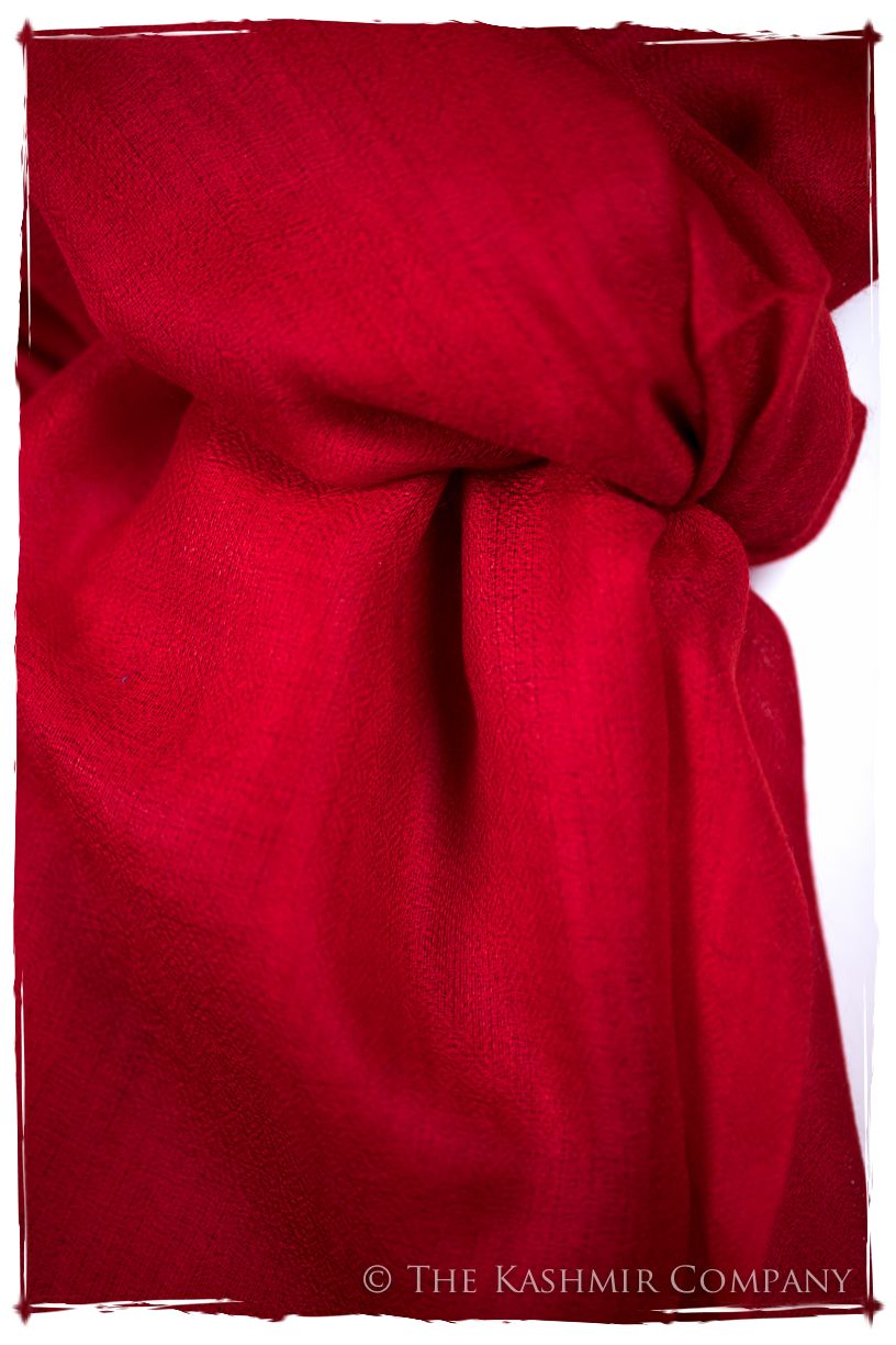 Bul Bul Fiery Kashmir Wool Scarf