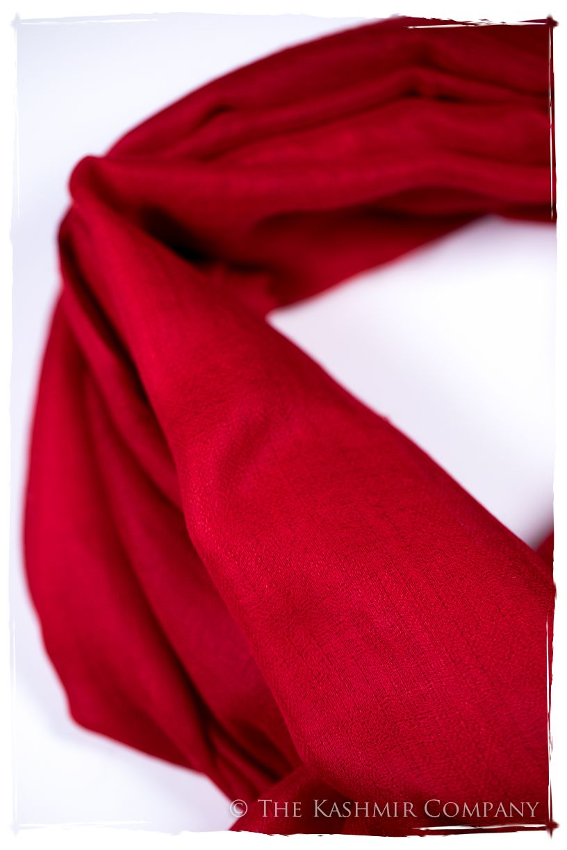 Bul Bul Fiery Kashmir Wool Scarf