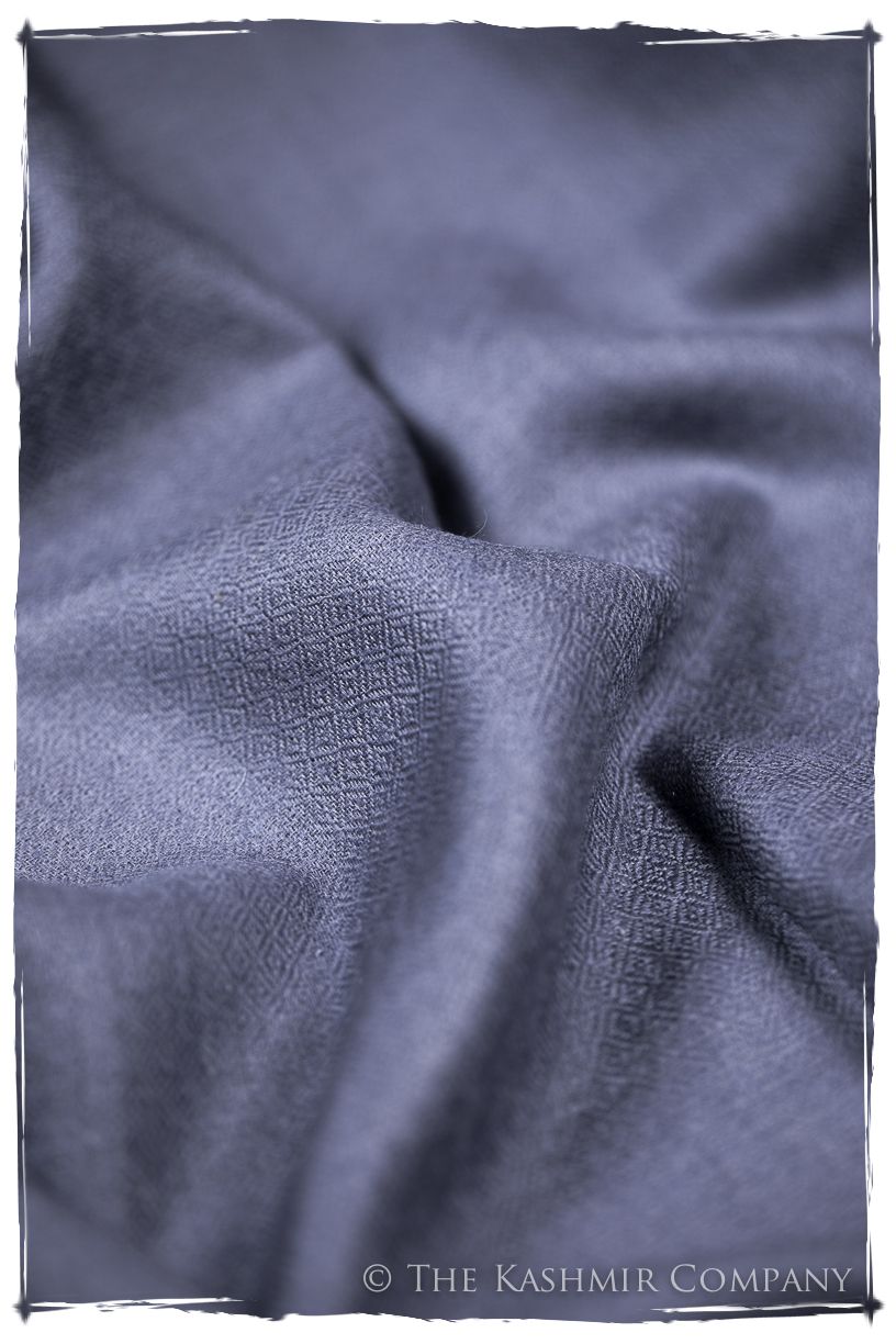Bul Bul Blue Ice Kashmir Wool Scarf