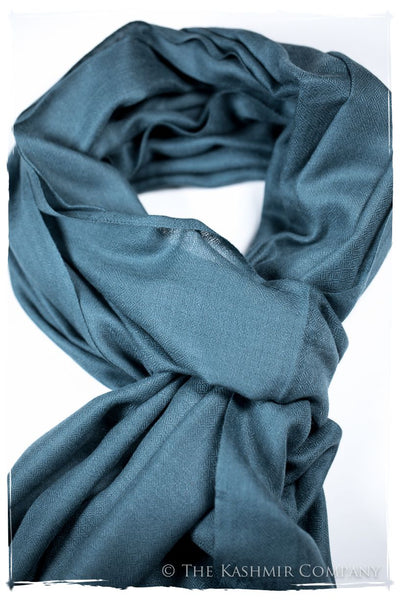 Bul Bul Colonial Blue Kashmir Wool Scarf