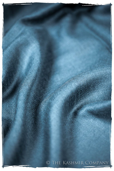 Bul Bul Colonial Blue Kashmir Wool Scarf