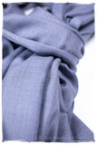 Bul Bul Baja Blue Kashmir Wool Scarf