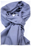 Bul Bul Baja Blue Kashmir Wool Scarf