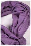 Bul Bul Amethyst Orchid Kashmir Wool Scarf