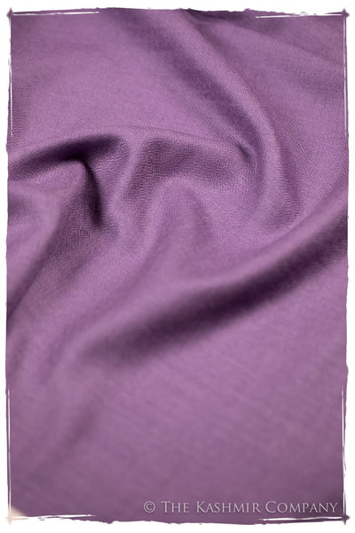 Bul Bul Amethyst Orchid Kashmir Wool Scarf