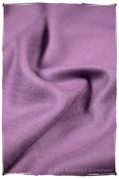 Bul Bul Amethyst Orchid Kashmir Wool Scarf