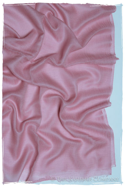 Sweet Lilac Pink Cashmere Scarf