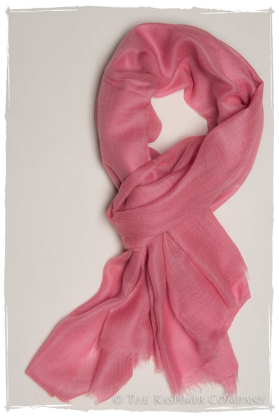 Wild Orchid Pink Cashmere Scarf