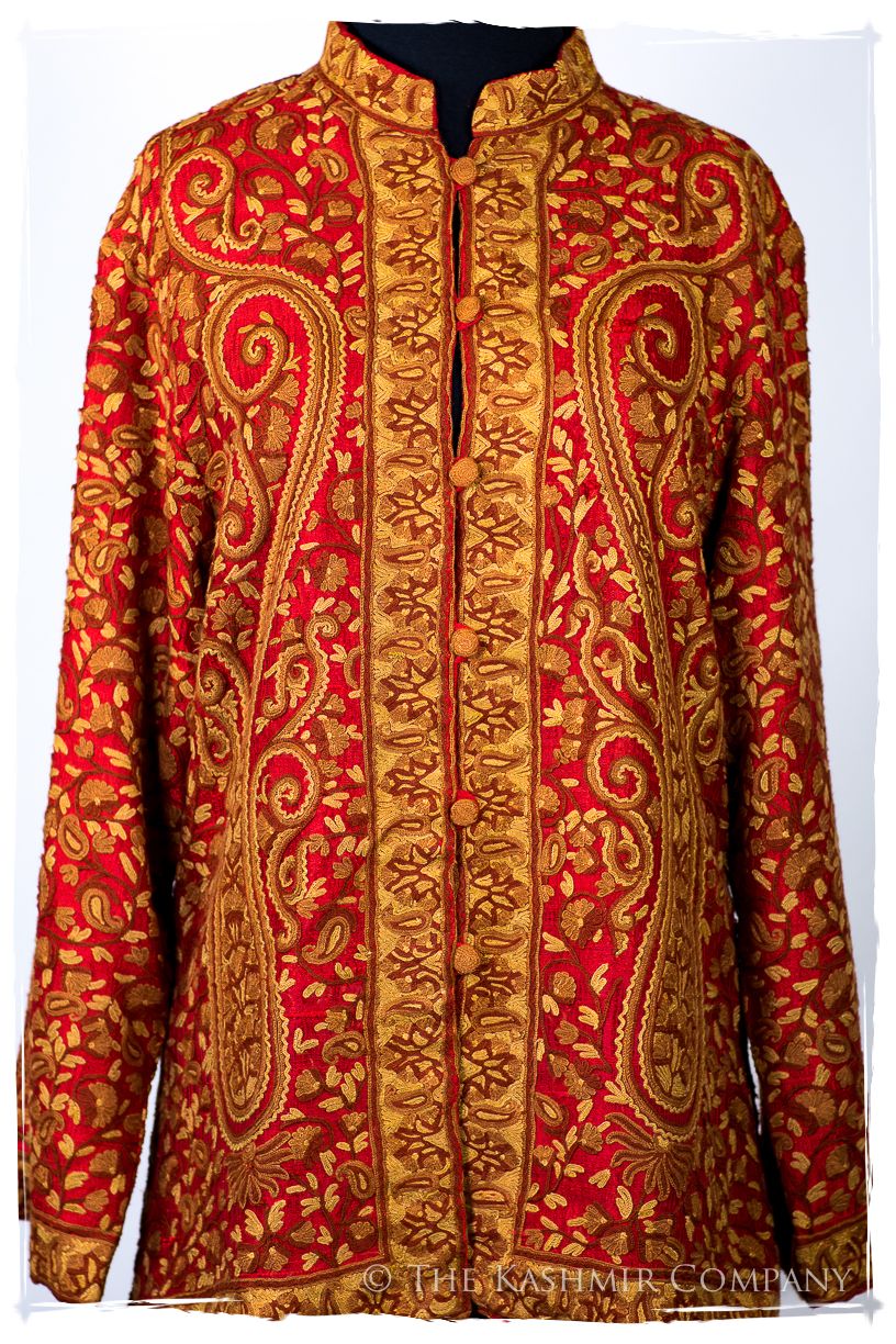 Française Palais d'orient Royale Paisley Silk Jacket