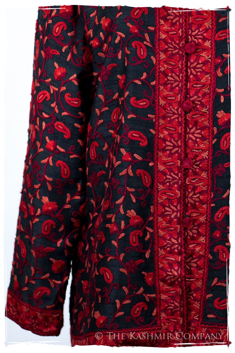 Française d'orient Paisley Silk Jacket