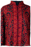 Française Rococo Rouge Palais Paisley Silk Jacket
