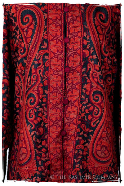 Française Rococo Rouge Palais Paisley Silk Jacket