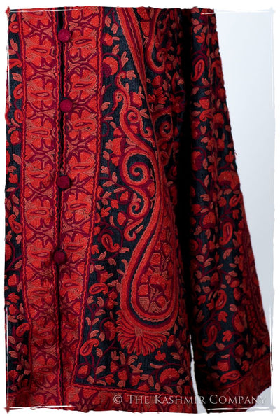 Française Rococo Rouge Palais Paisley Silk Jacket