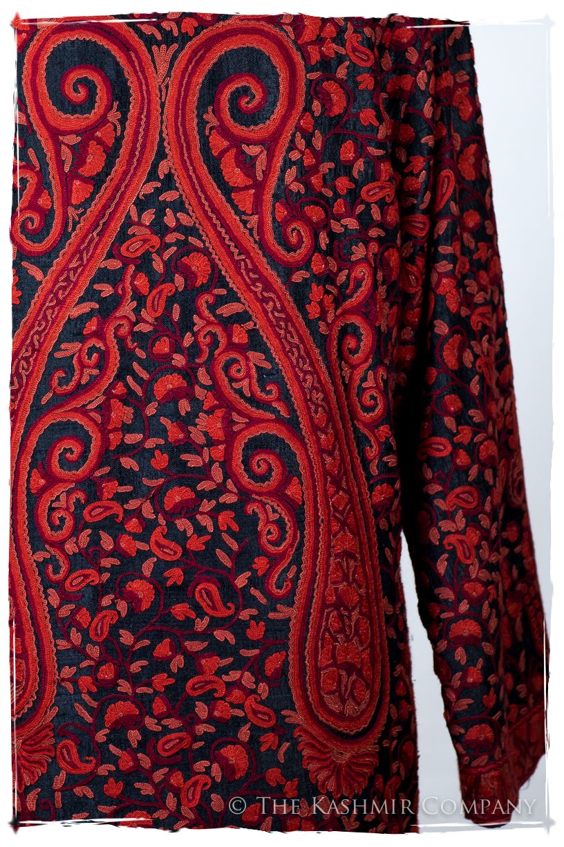 Française Rococo Rouge Palais Paisley Silk Jacket